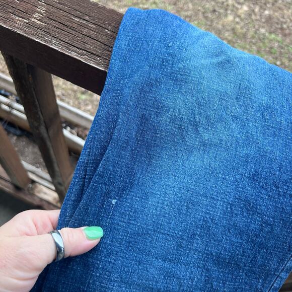 Vintage Y2K Mudd Low Rise No Waistband Lace Up Front Flare Jeans Size 13 - Picture 7 of 8